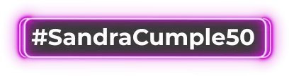 Copiar hashtag #SandraCumple50