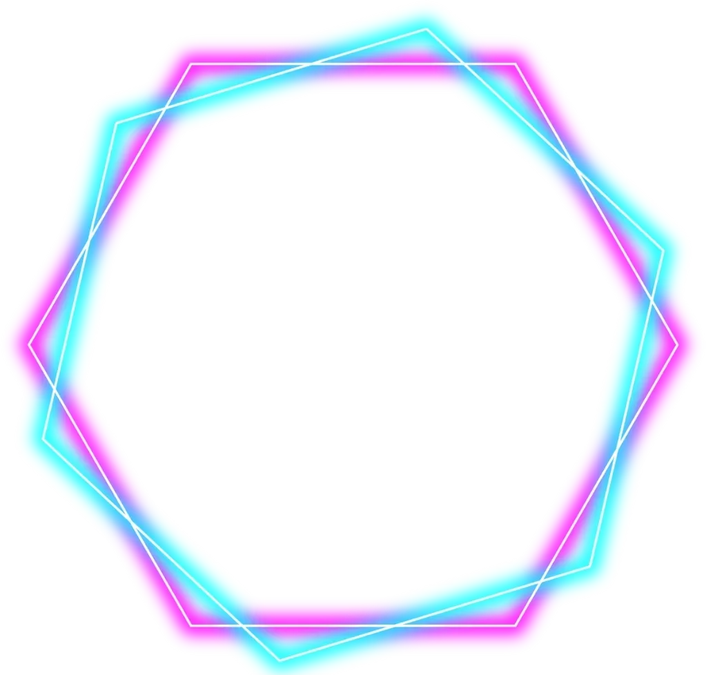 Neon Hexagon background